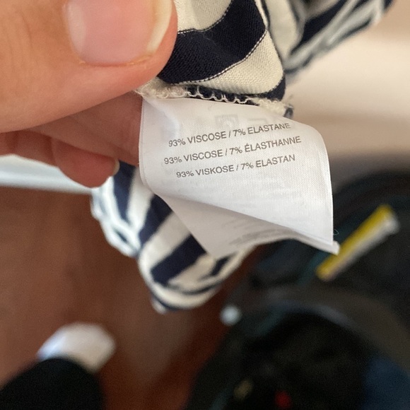 J Crew Striped Navy & White tank dress - Picture 5 of 5